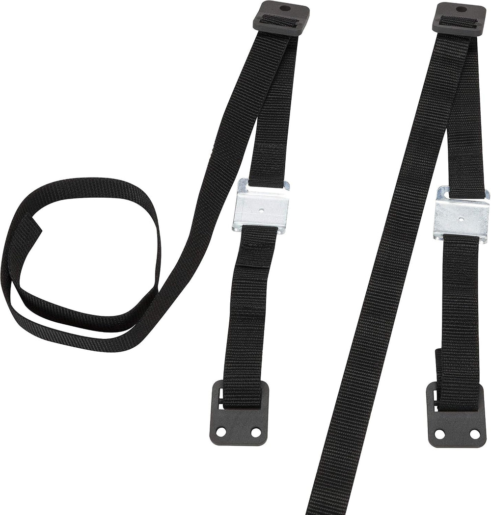 Safety 1st TV & Furniture Safety Straps, Black, 2‑Pack, Screws Included (...