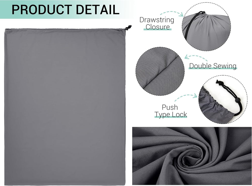 ZPECC Bulk Travel Laundry Bag,Extra Large Heavy Duty Laundry Bags 24 Pack,Was...