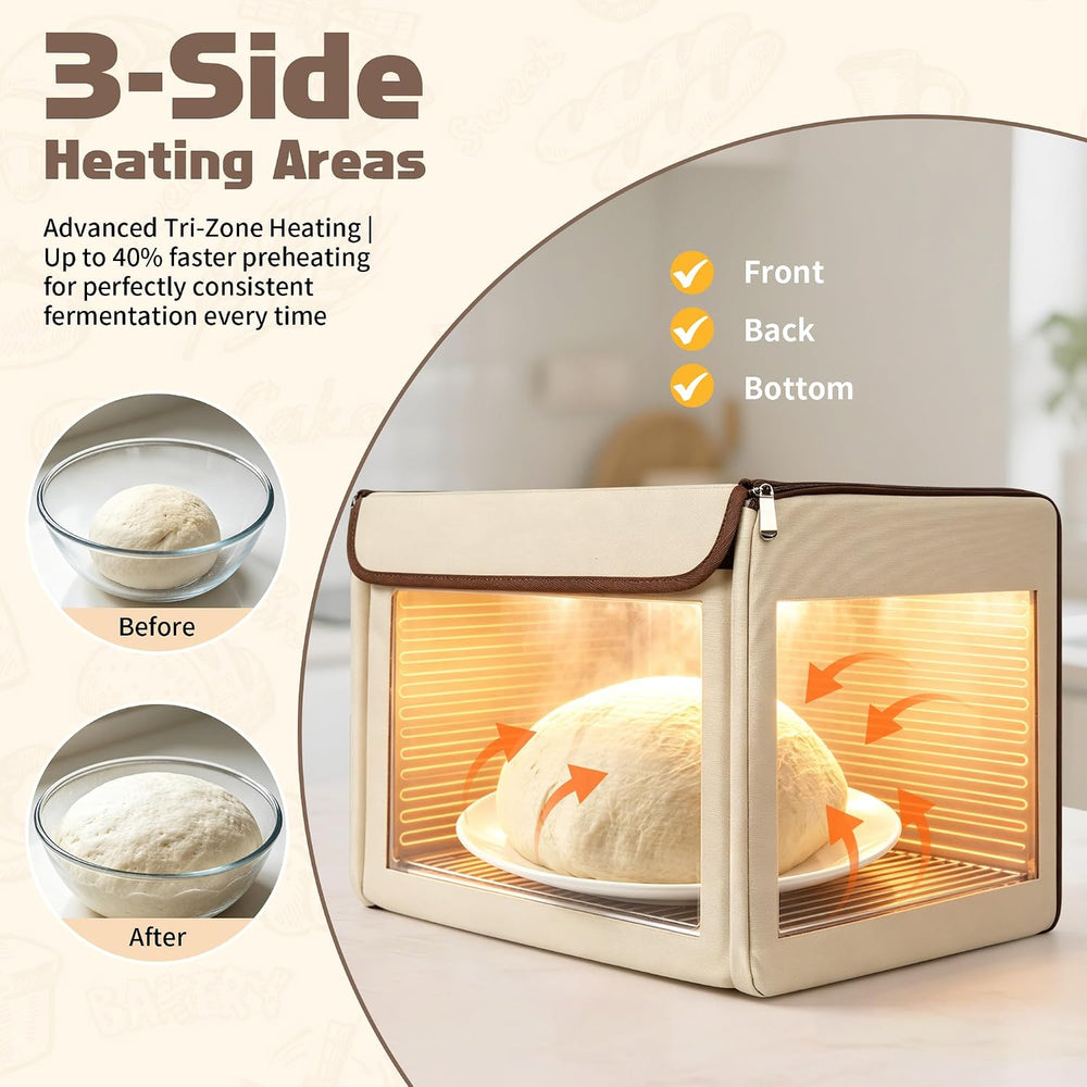 Bread Proofing Box, Sourdough Starter Warmer & Dough Proofer