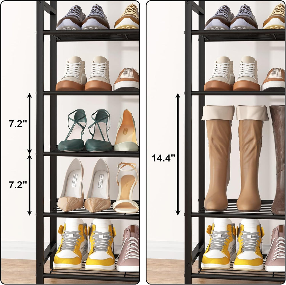 HOMEFORT 10 Tiers Shoe Rack Organizer,30" Shoe Storage Shelf for Closet,...