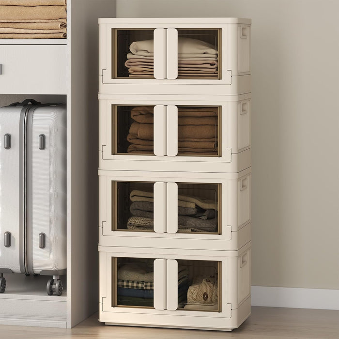 FLEXIMOUNTS 150 QT Stackable Storage Bins