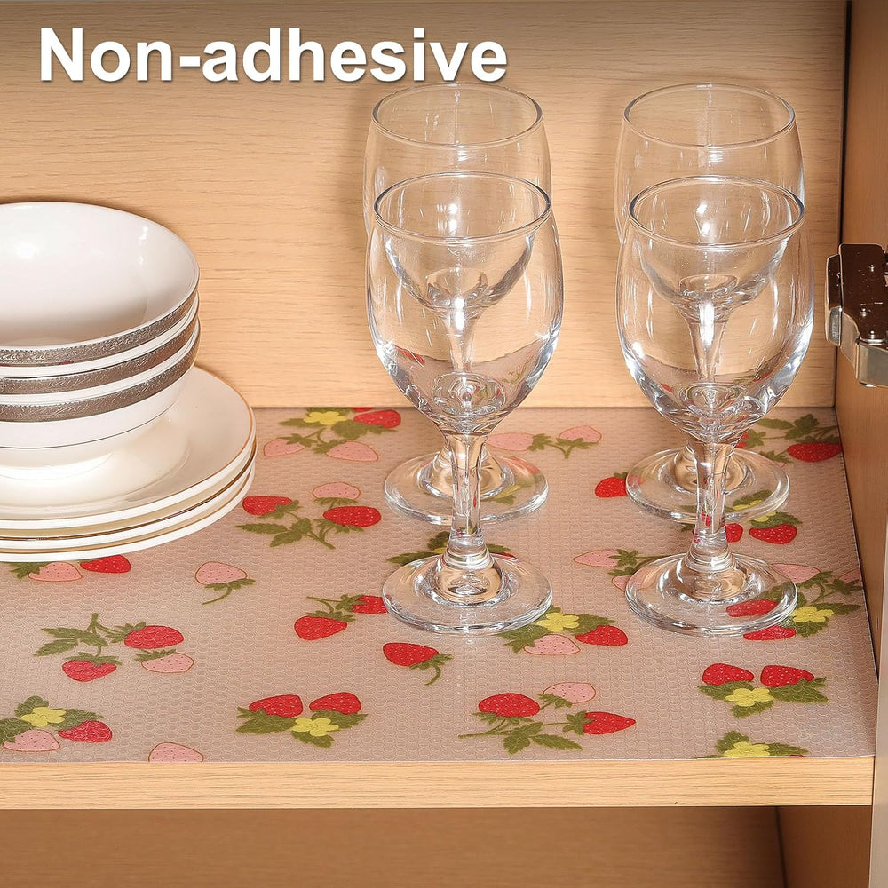 Cooyes Shelf Liner for Kitchen Cabinets Waterproof, 17.5"x240" Stra...