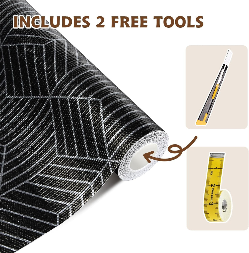 Shelf Liners for Kitchen Cabinets 17in x 20FT, Non Adhesive Cabinet Liner