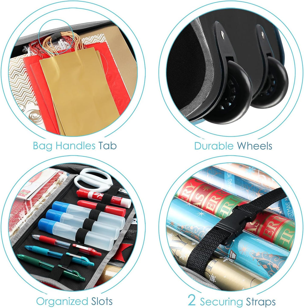 Hearth & Harbor Holiday Storage with Extra 2 PC of Christmas Storage Bins...
