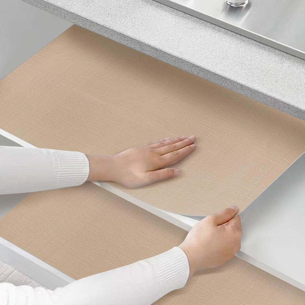 Shelf and Drawer Liner for Kitchen Cabinet Non-Adhesive Non Slip