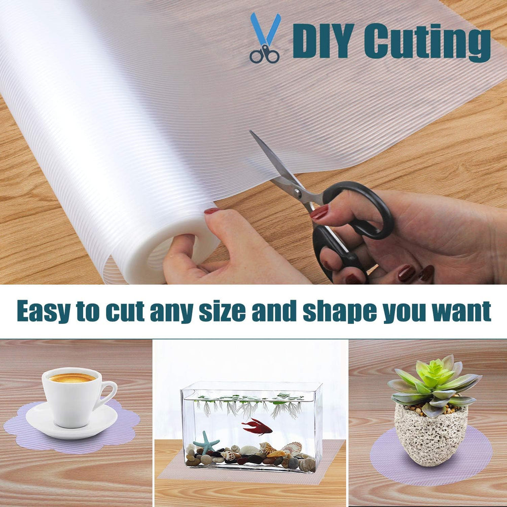 Shelf Liner, Non-Slip Cabinet Liner, Washable Oil-Proof for Kitchen Cabinet, ...