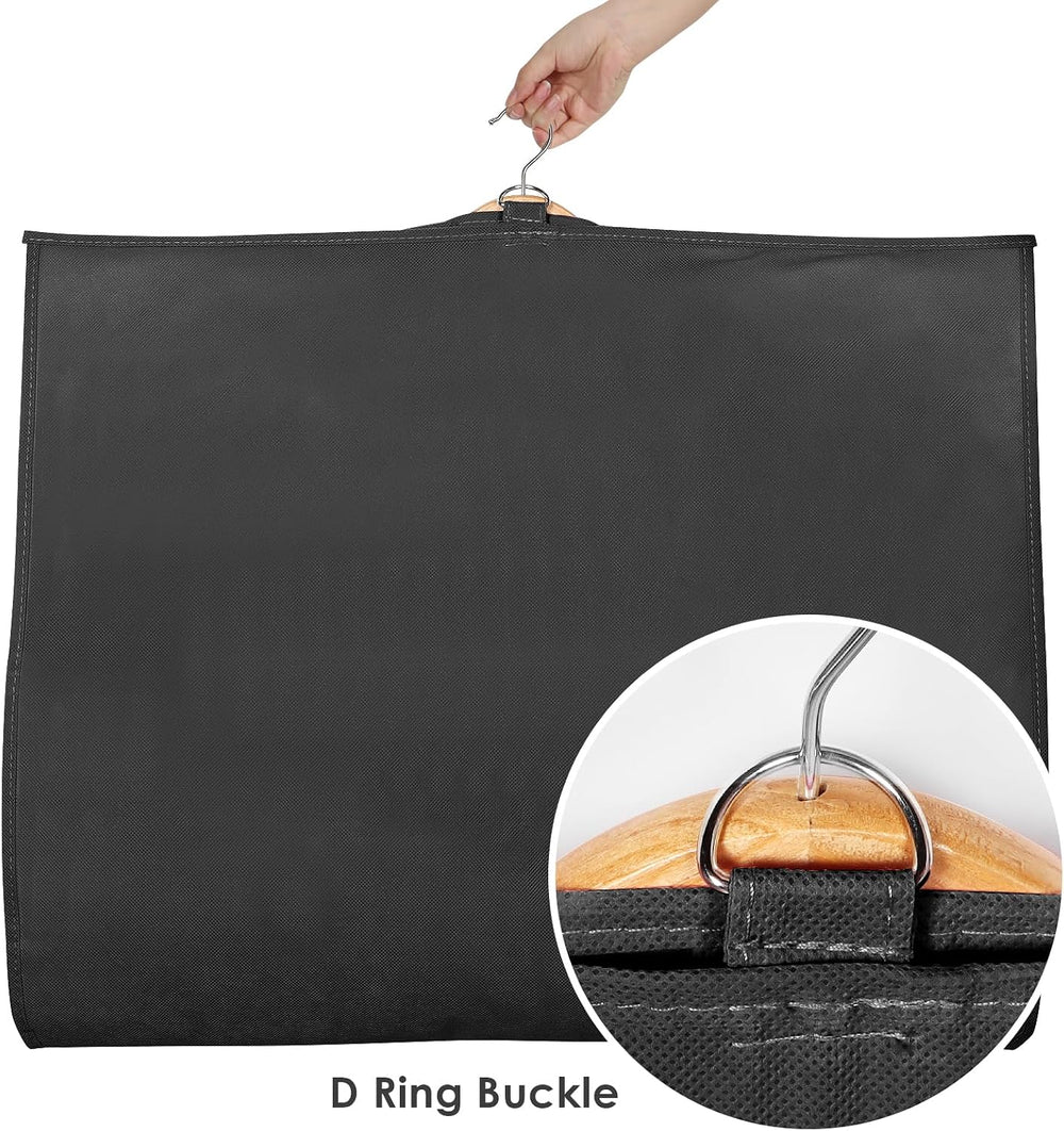 Univivi 40 Inch Dance Costume Garment Bags for Dancers, Black, 4 Pack