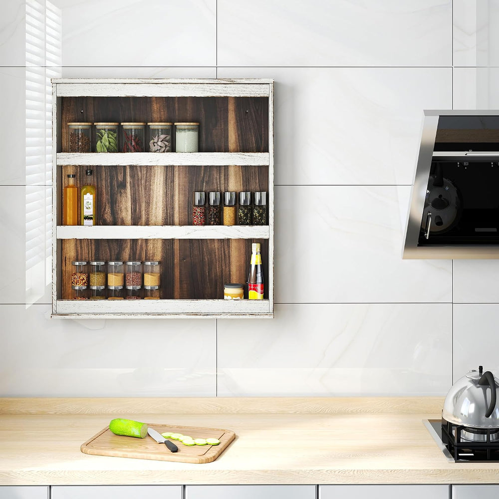 Nisorpa 3 Tier Spice Rack Wall Mount,19.68 x 3.35 x 21.25 Inches