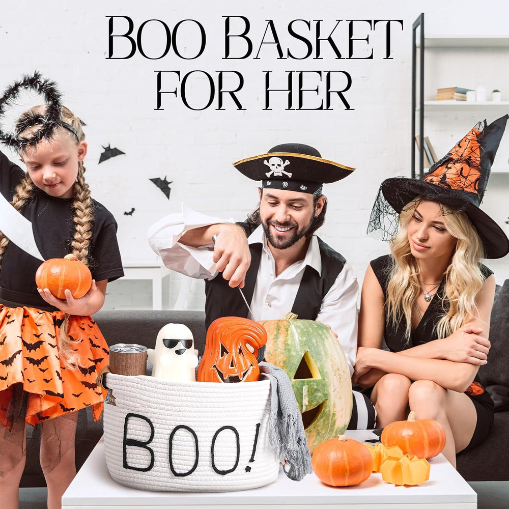 Halloween Boo Gifts Basket Storage