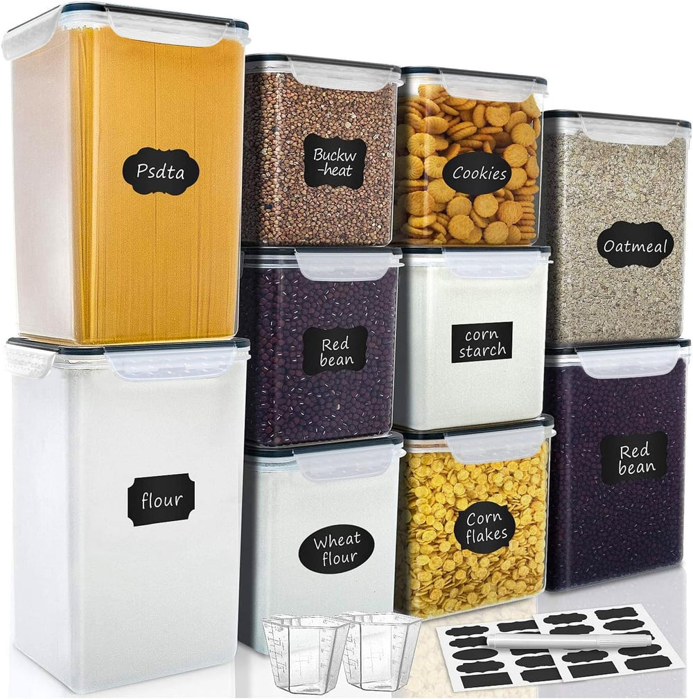 VERONES Large Tall Airtight Food Storage Containers, 10 PACK Containers Set