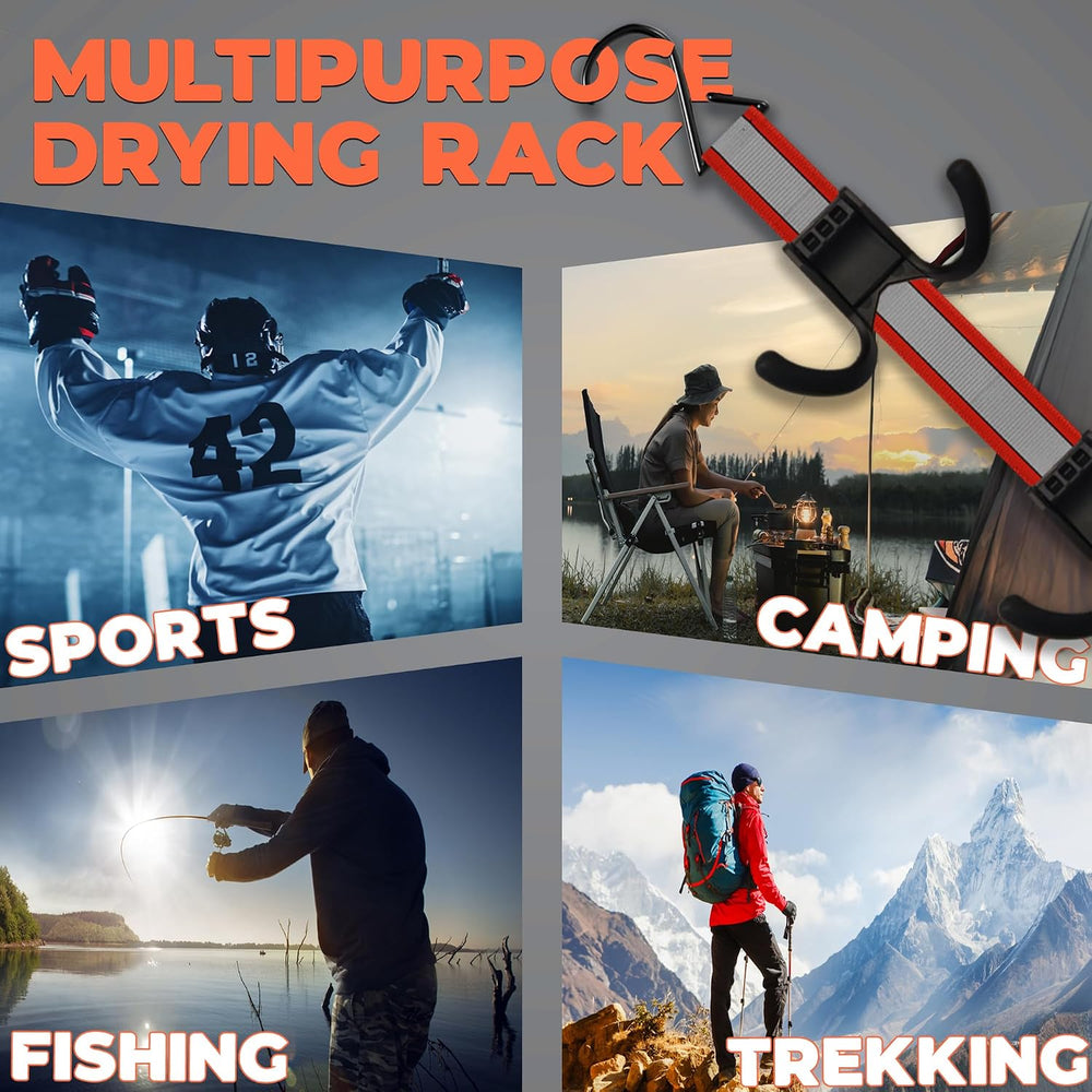 UTTY Multipurpose Portable Hanging Rack - Vertical Hockey Gear Drying Rack