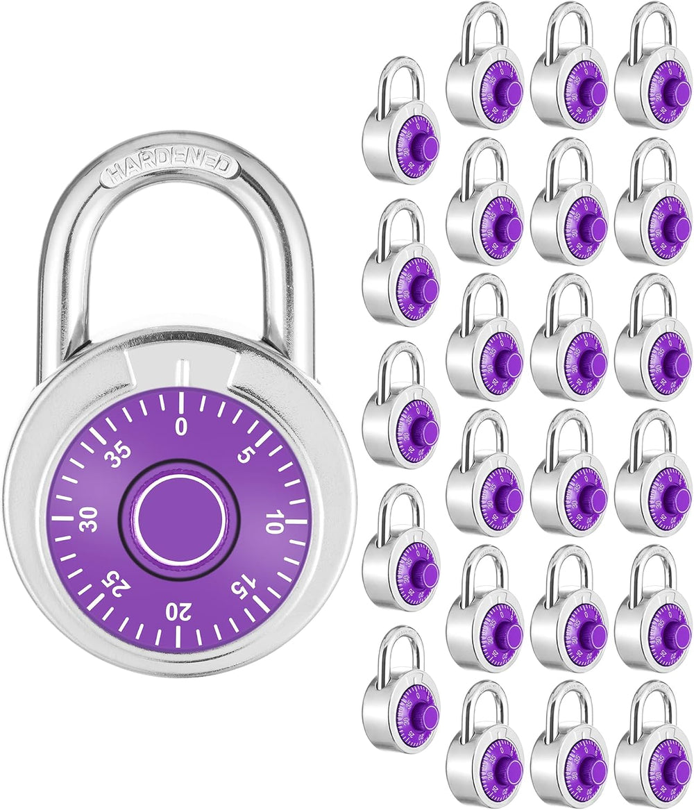 Combination Padlock, 50 mm (2"), 24 Pack