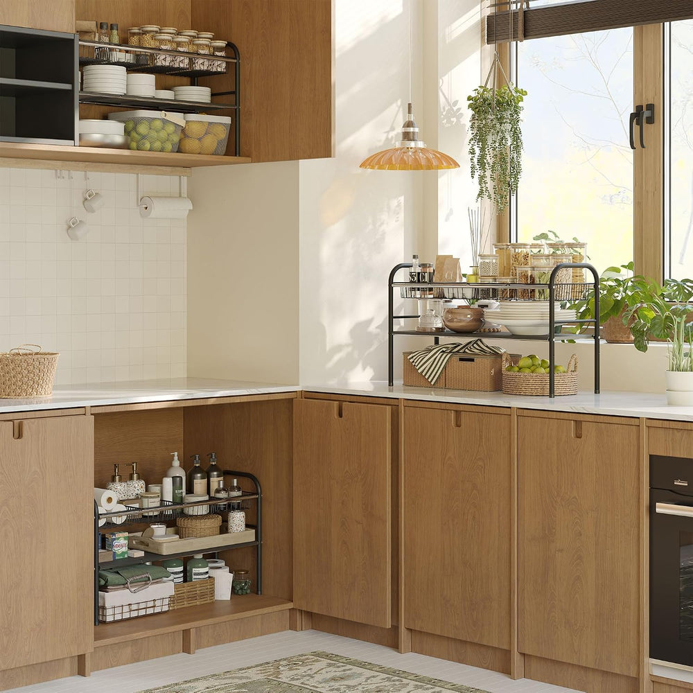 Under Sink Organizers and Storage,Expandable under cabinet organizer Shelf