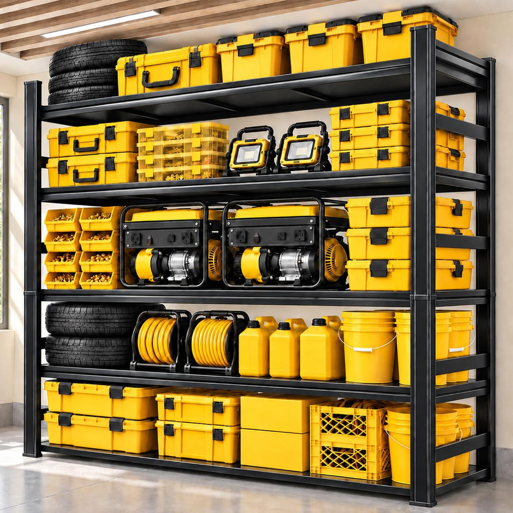 Garage Shelving Heavy Duty 73"H x 48"W x 24"D Storage Shelves ...
