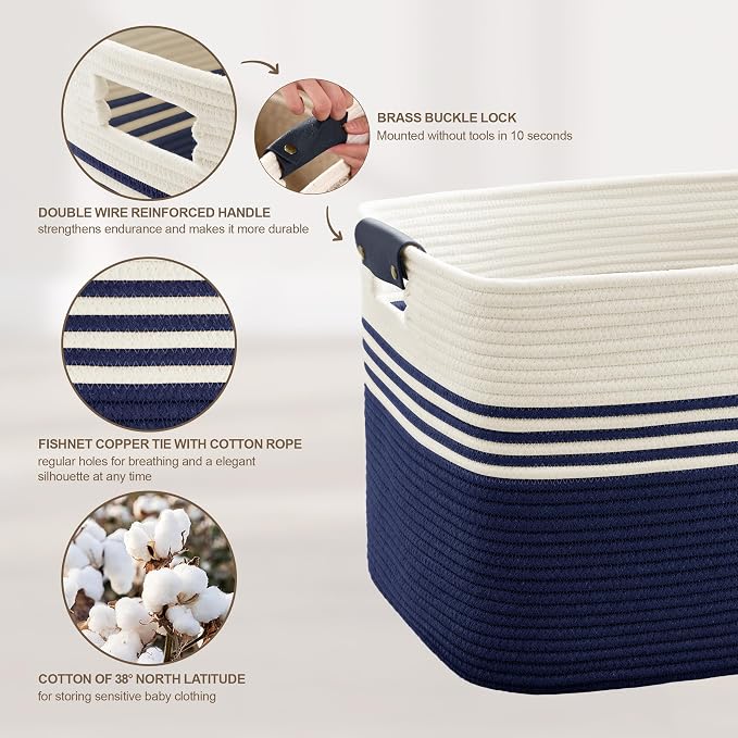 86L Extra Large Laundry Basket