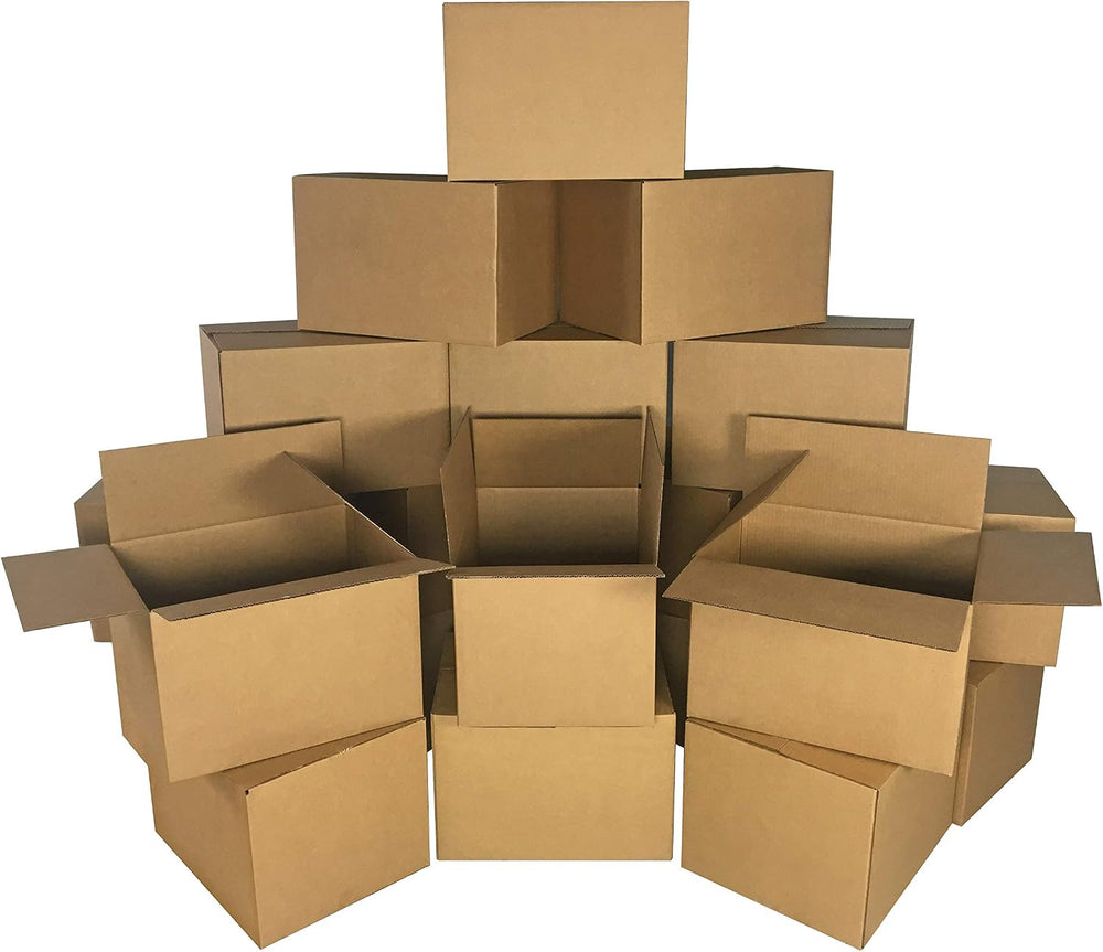 uBoxes Moving Boxes Bundle of 18"x14"x12" (Medium Boxes - Pack...