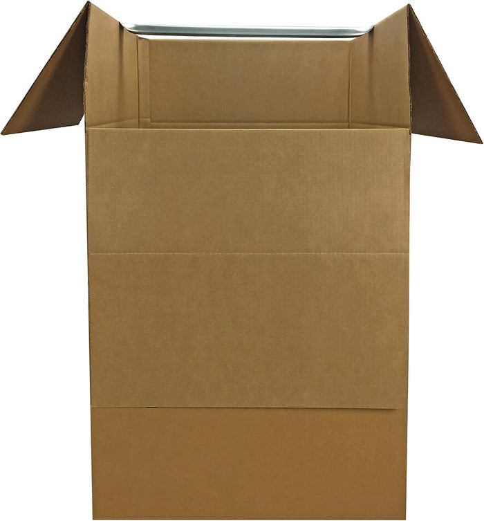Moving Boxes Bundle, 6 Large Boxes for Moving, Packing and Storage, Brown Corrugated Cardboard 20 x 20 x 15"