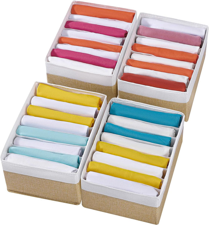 4 Packs T-shirt Drawer Organizers