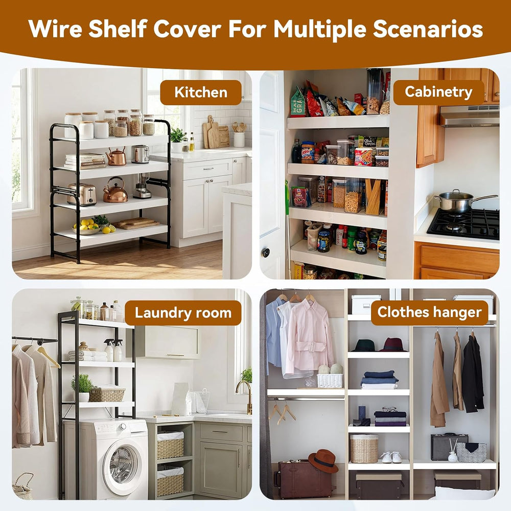 Wire Shelf Cover 30 * 16, 5 PCS Wire Rack Covers for Shelves