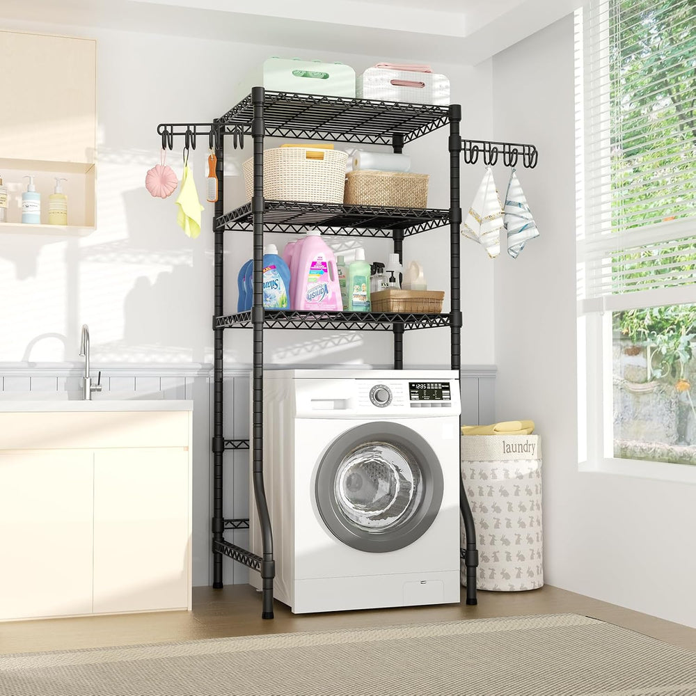 Ulif U8 Medium Laundry Room Storage Organizer, Over the Washer and Dryer Stor...