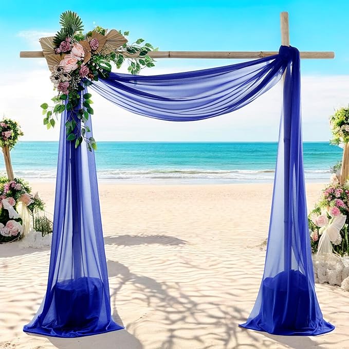 MDS Halloween Chiffon Draping Fabric - 2 Panel, 30" Wide x 100ft Long - ...