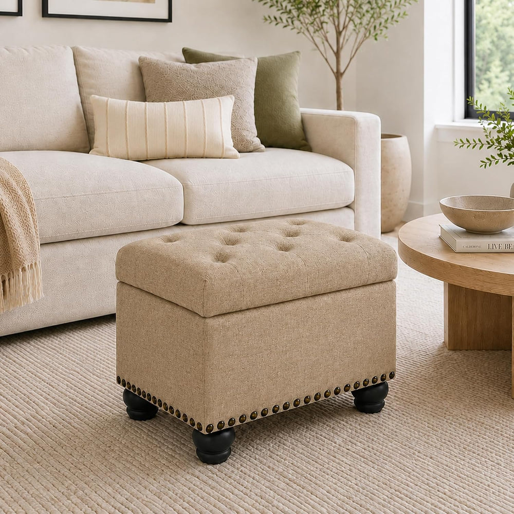 Convenience Concepts Designs4Comfort 5th Avenue Storage Ottoman 24" - Co...