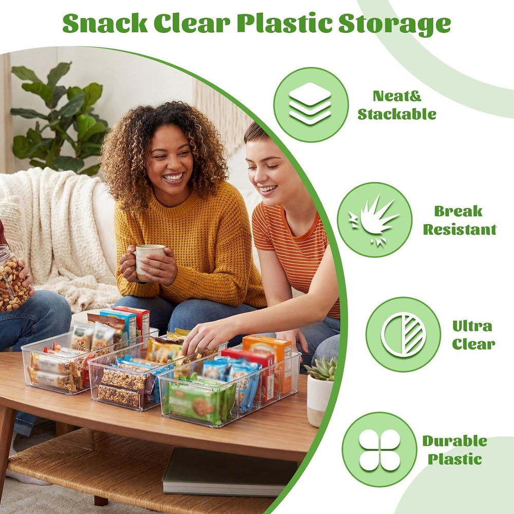 16 Pcs Snack Pantry Organizer Storage for Shelf,Large,Divider