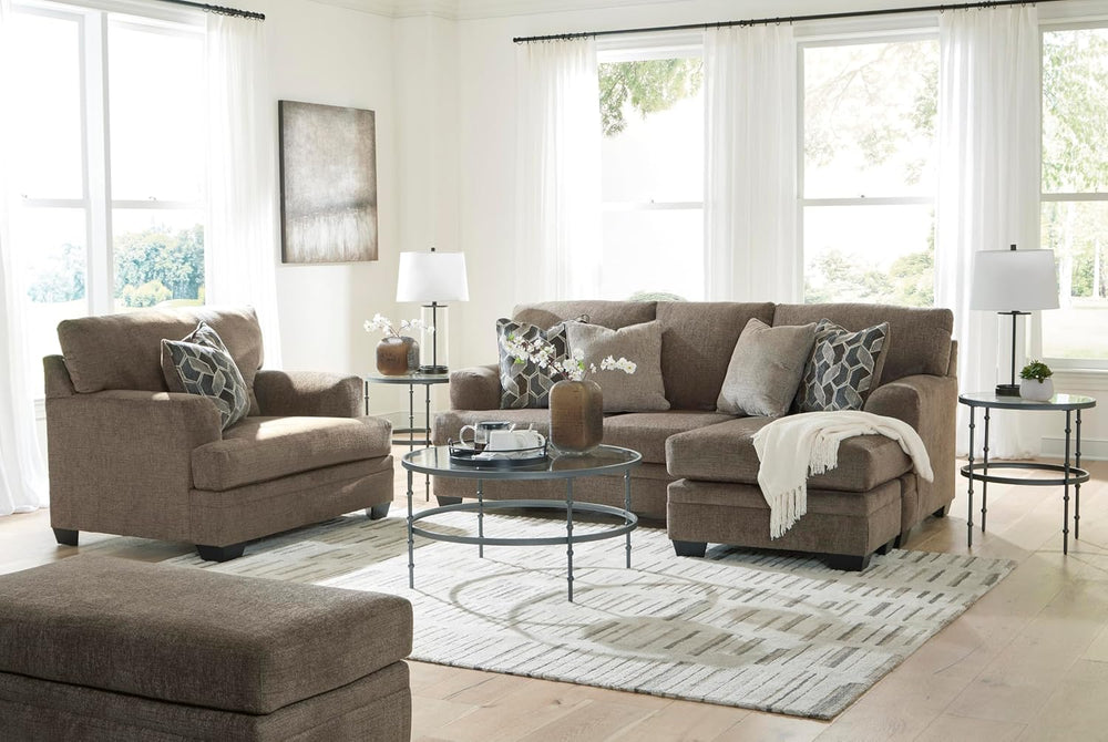 Signature Design by Ashley Stonemeade Upholstered Ottoman, Oversized Contempo...