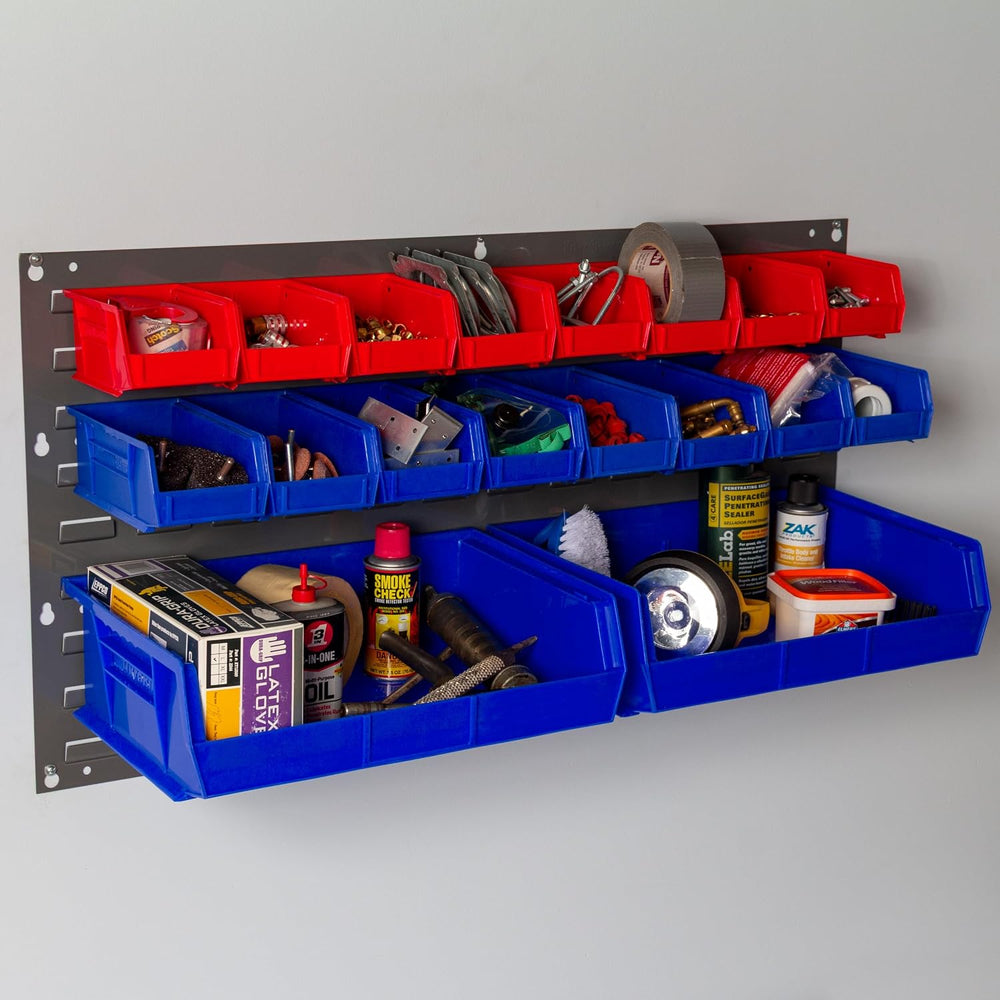 Akro-Mils 30136 Heavy Duty Wall Mount Garage Storage Steel Louvered Panel | W...