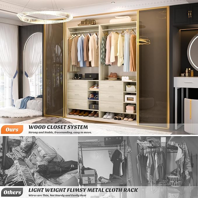 Aheaplus 2.5FT Closet System
