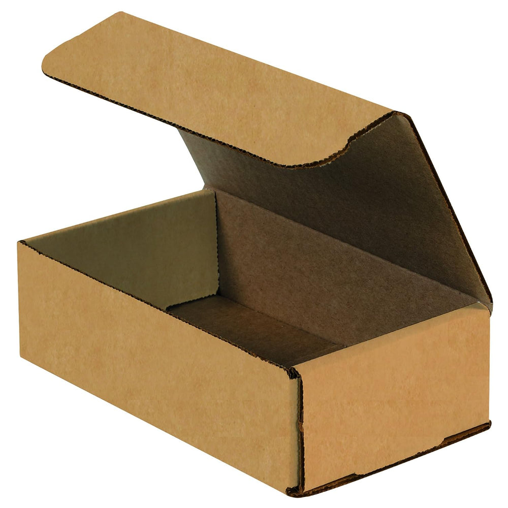 Boxes Fast BFM742K Corrugated Cardboard Mailers, 7 x 4 x 2 Inches, Tuck Top O...