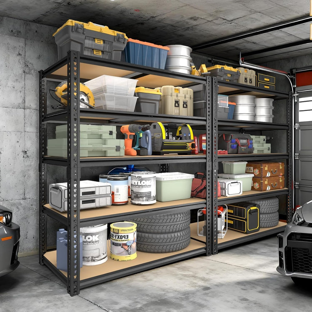 Garage Racks for Storage，5-Tier Adjustable Garage Shelving Storage Shelves,24...