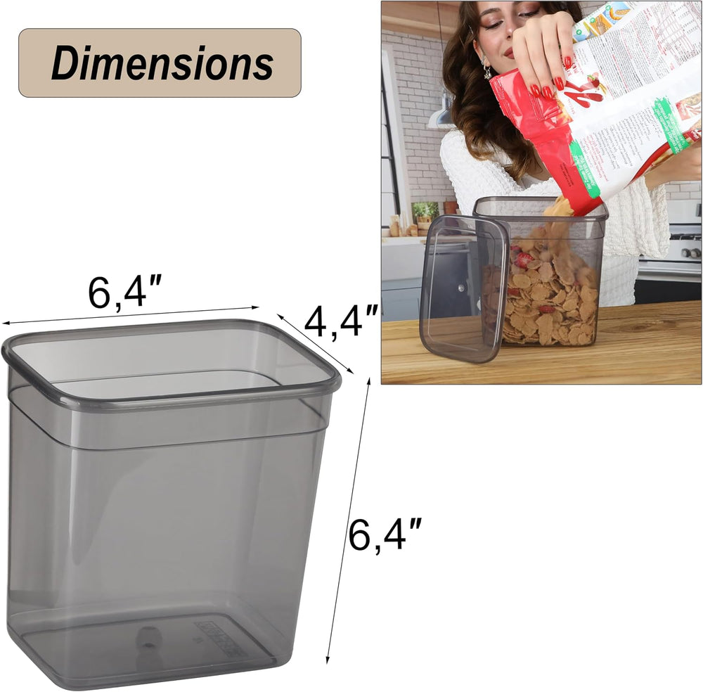 T&D HOME GOODS Storage Jars with Lid, Airtight, Set of 12 Storage Contain...
