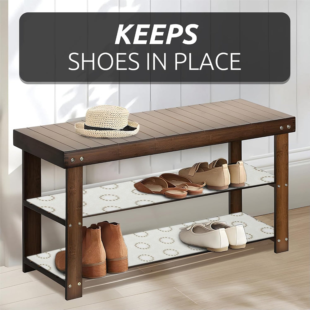 12X120 Inch Shelf Liner for Kitchen Cabinets, PVC Drawer Liner for Dresser No...