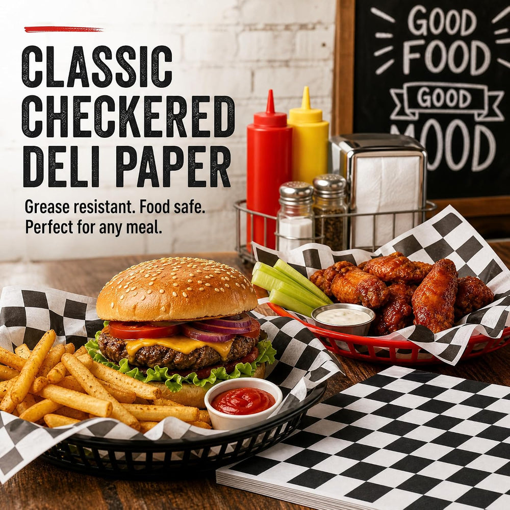 Fasmov 1000 Sheets 12 x 12 inches Sandwich Paper Deli Basket Liner Wrap Food ...