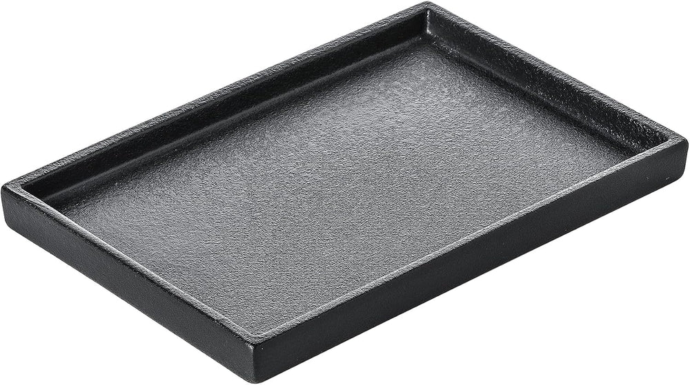 Ceramic Bathroom Sink Tray, Black Graininess Vanity Tray Decor Perfume Trays ...