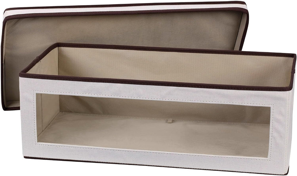 Household Essentials Vision Storage Box 3 Piece Set, Storage Box with Window,...