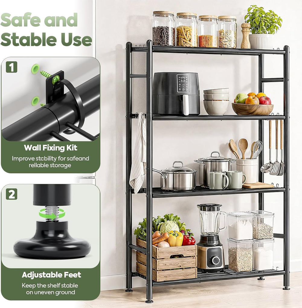 Metal Wire Storage Shelves, Kitchen Pantry Closet Storage Organizer