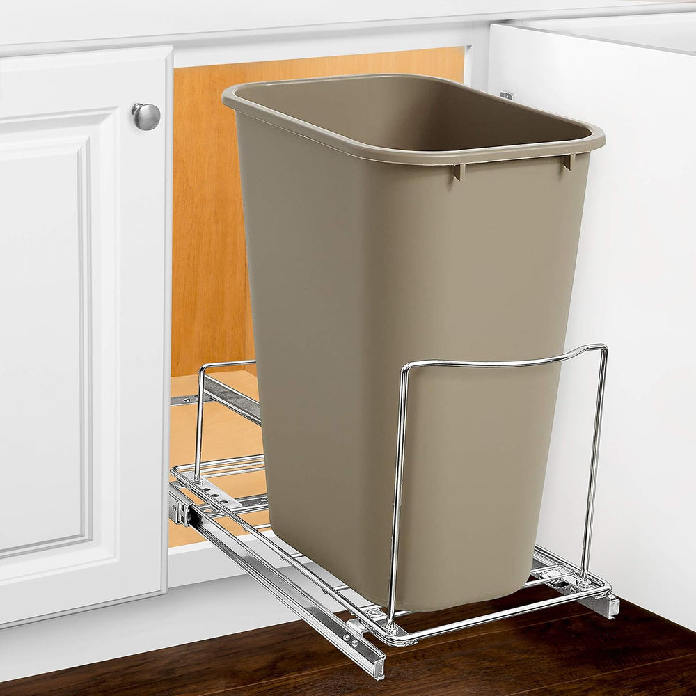 LYNK PROFESSIONAL® Pull-Out Trash Can Drawer – Sliding Organizer for Kitchen ...