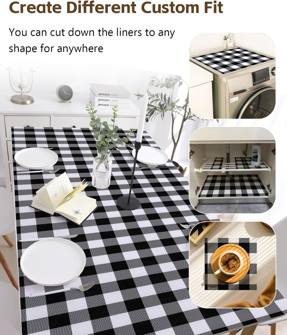 Shelf Drawer Liners for Kitchen Cabinet Non-Adhesive 17.5In x 20FT
