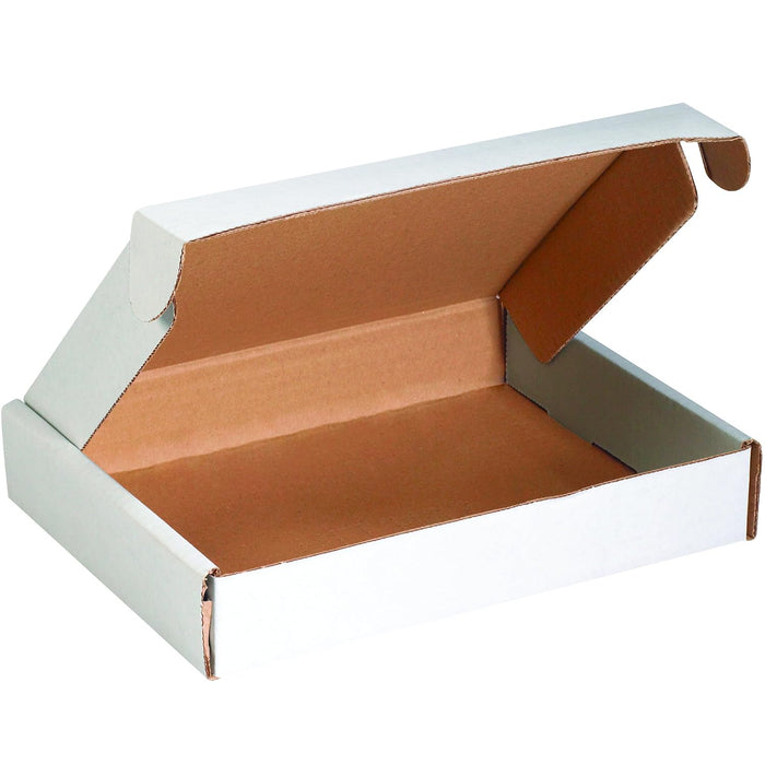 Boxes Fast BFMFL22182 Deluxe Literature Cardboard Mailers, 22 x 18 x 2 3/4 Inches, Corrugated Die-Cut Shipping Boxes, Large White Mailing Boxes (Pack of 25)