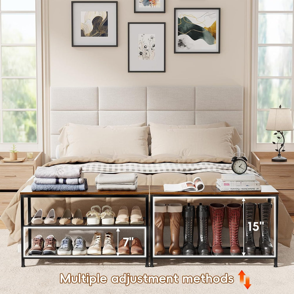 3 Tier Metal Shoe Rack for Entryway, 31" Wide Shoe Storage Organizer