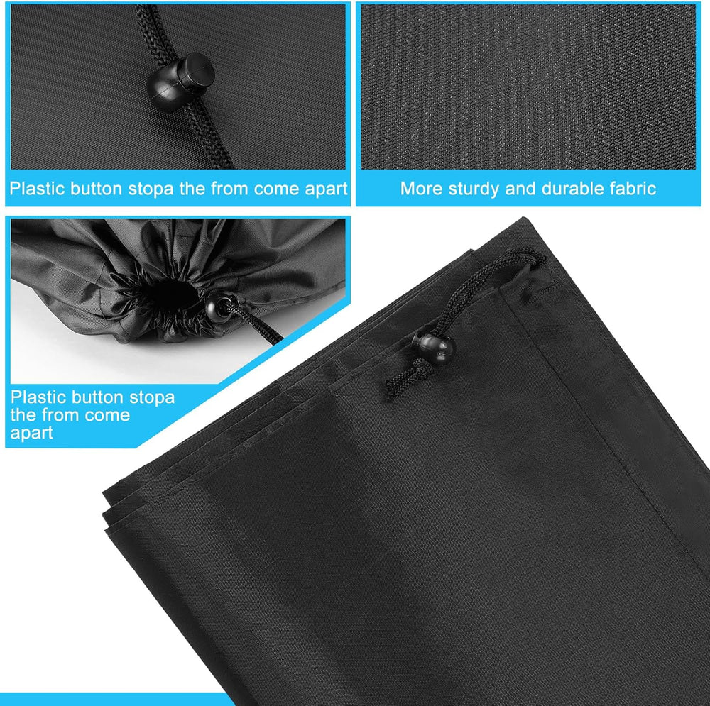 Nuogo 20 Pcs Large Laundry Bags Bulk, 38 x 24 Inch, Black, Pink