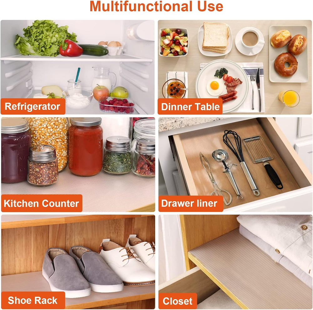 Anoak Shelf Liner Cabinet Liner, Non Adhesive Drawer Liner, Washable 20 Inch ...