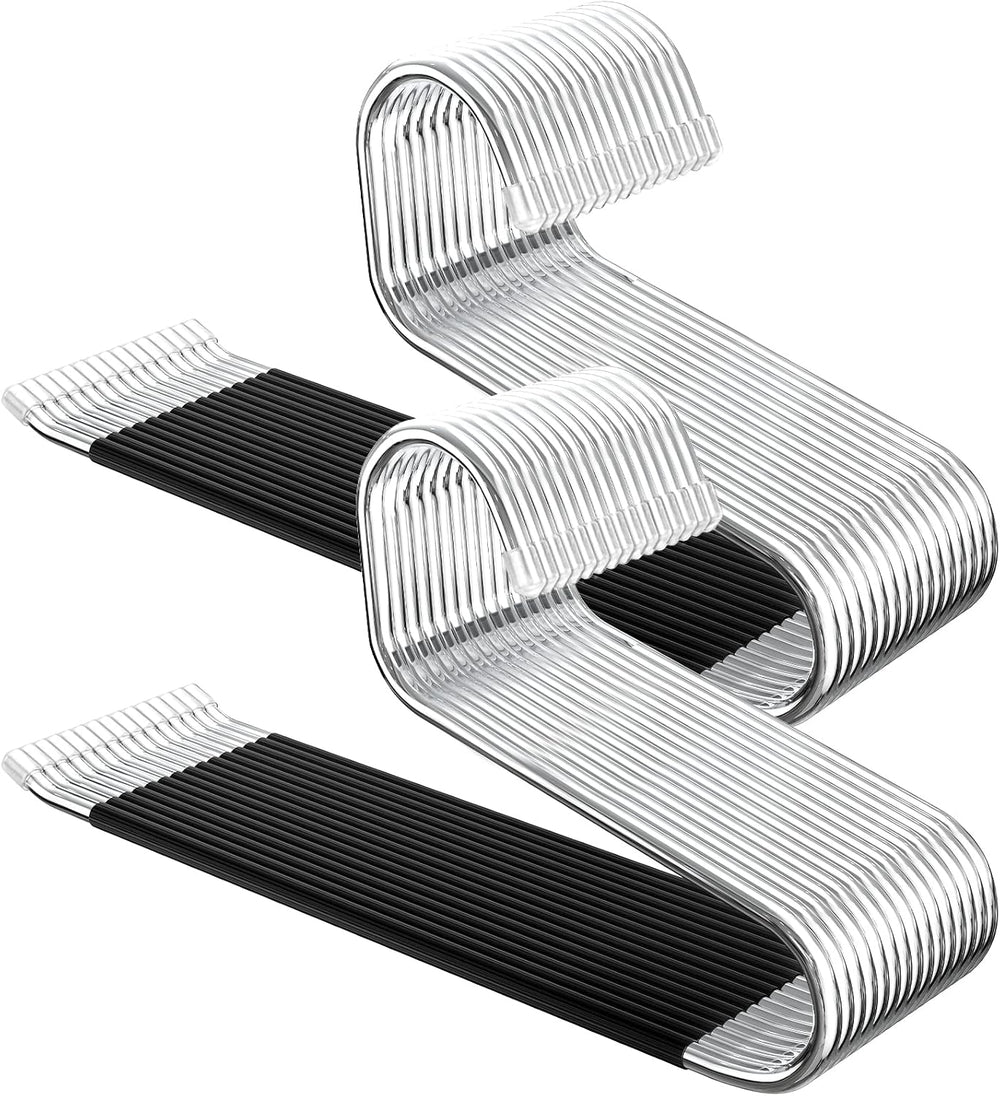 DOIOWN Open Ended Pants Hangers, Stainless Steel Jeans Hangers