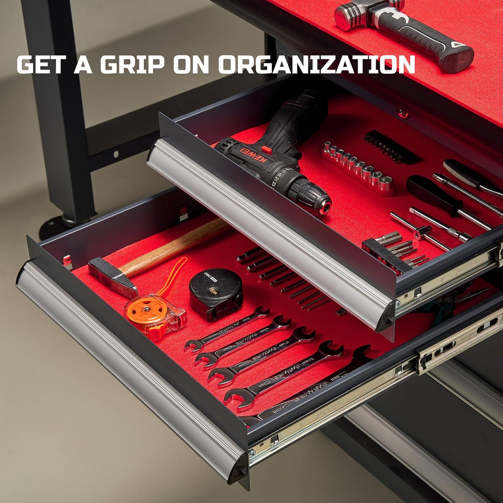ONREVA Tool Box Liner 18 inch wide x 24 ft Large, Thick Heavy Duty Toolbox Dr...