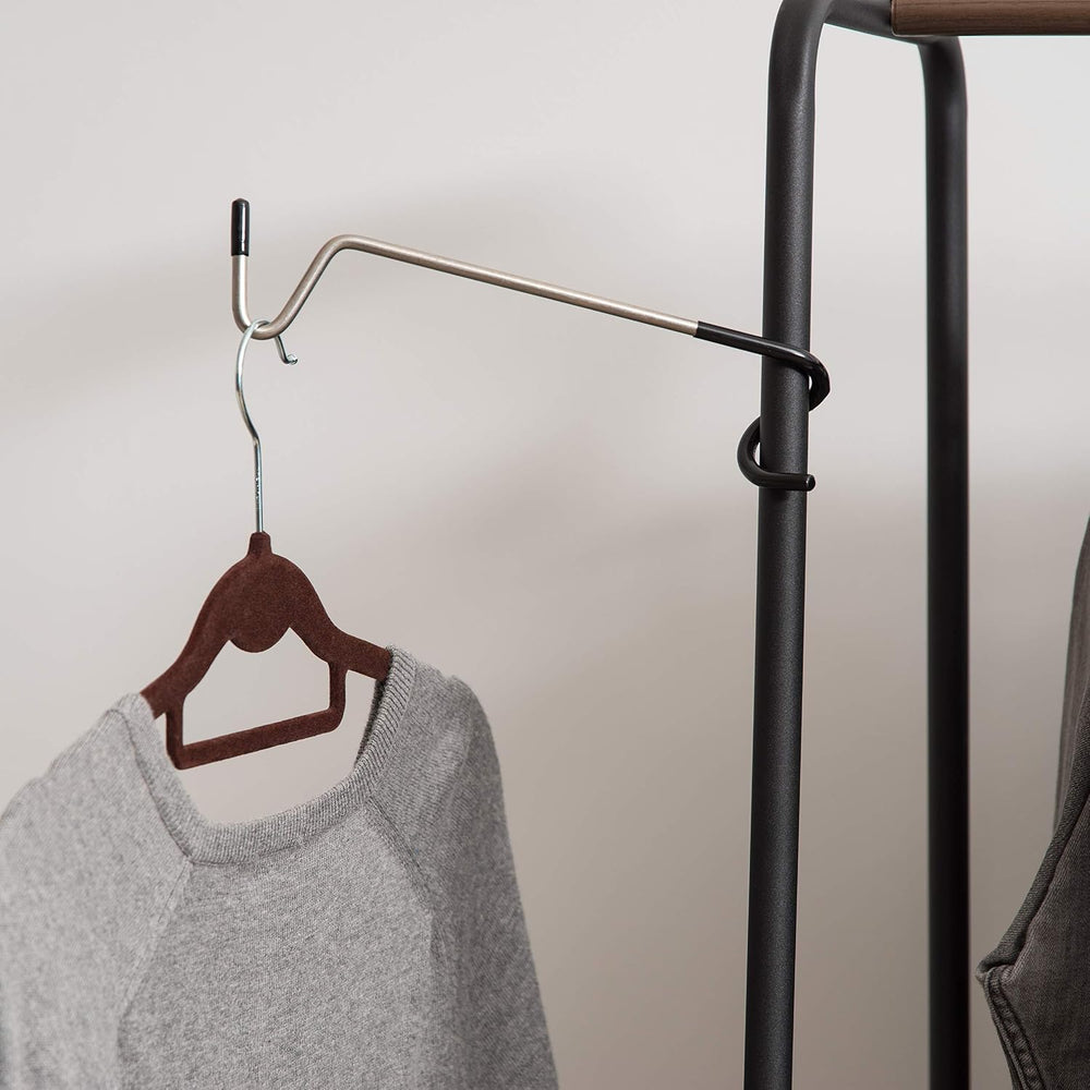 IRIS USA Clothes Rack with 2 Metal Shelves, Freestanding Clothing Racks for H...