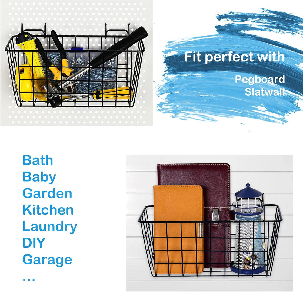 Peg Board Organizer Accessories for 1/8" & 1/4" Pegboards, 13 P...