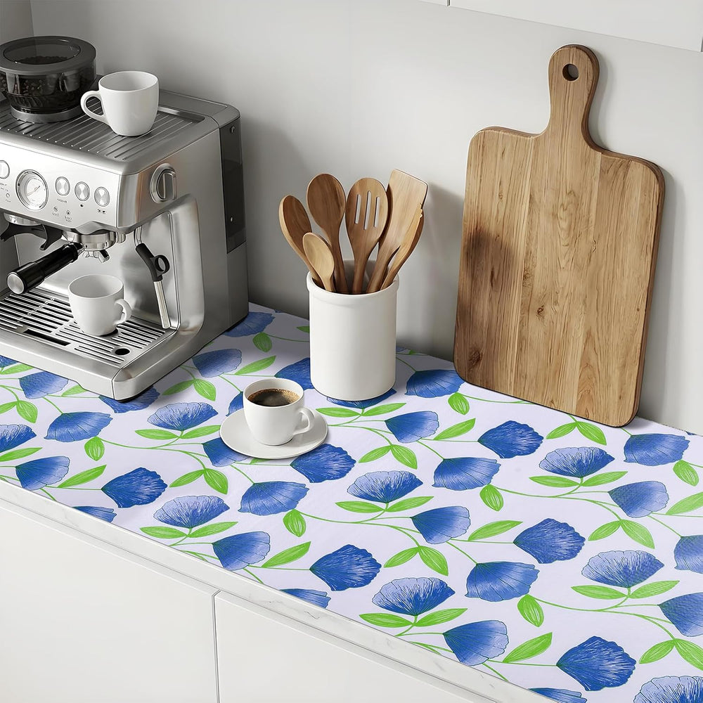 Non Adhesive Shelf Liner 20'' X 360'' Drawer Liner for Kitche...