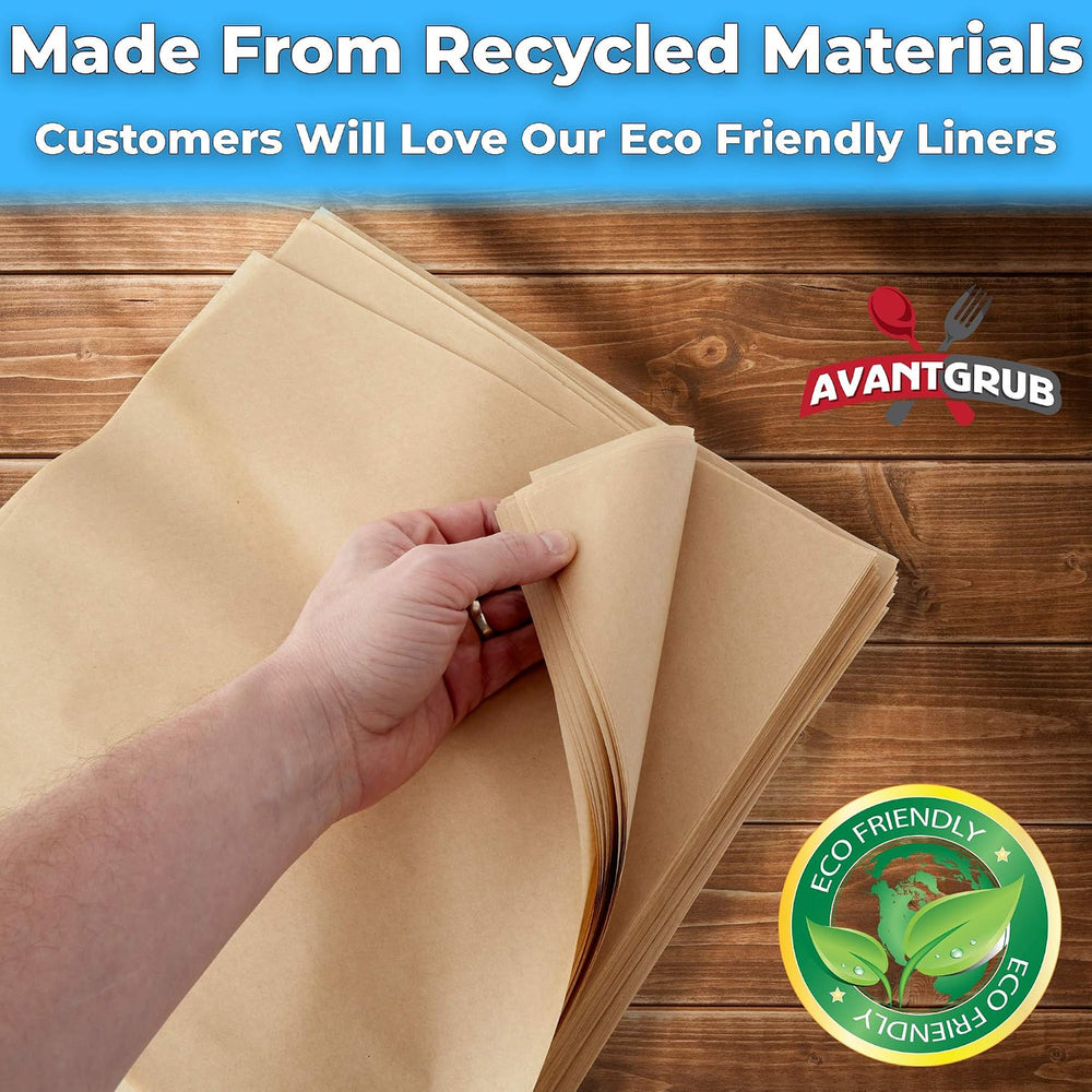 Eco Friendly, Grease Proof 12" x 12" Deli Wrap 1000 Pk. Best Kraft ...